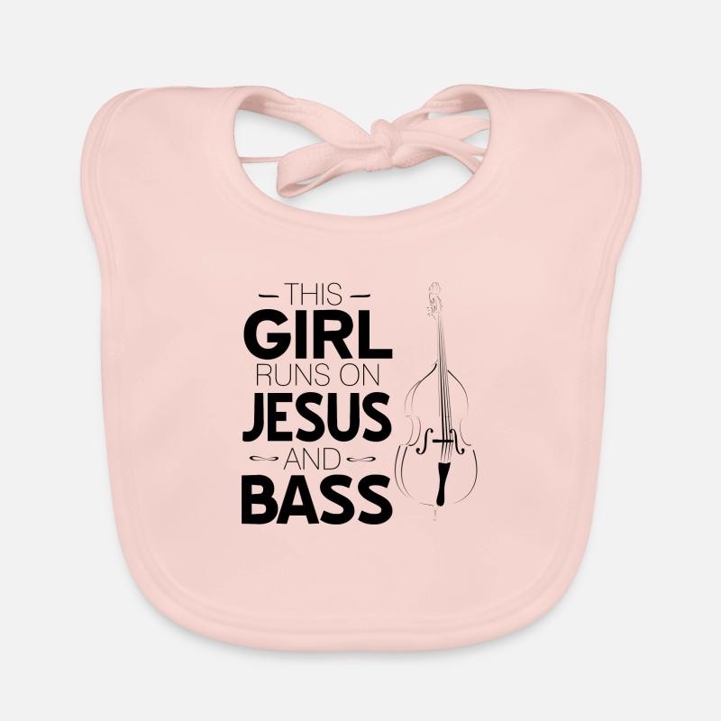 Contrebasse Bavoir bio Bébé