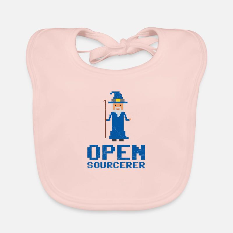 Developer Open Sourcerer Funny Gift Idea Organic Baby Bibs