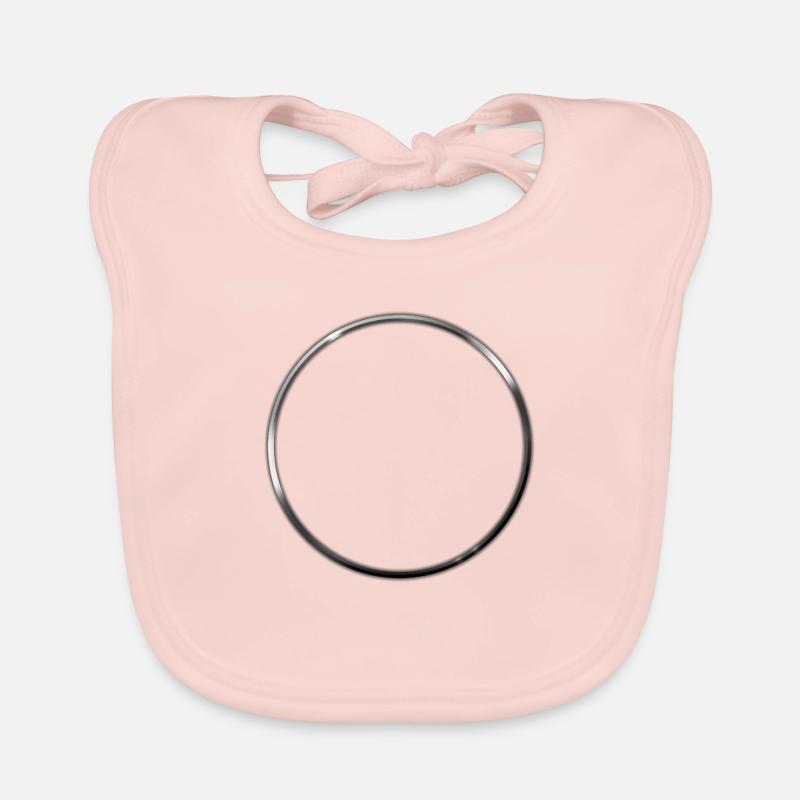 RING 3D METALLIC Bavoir bio Bébé