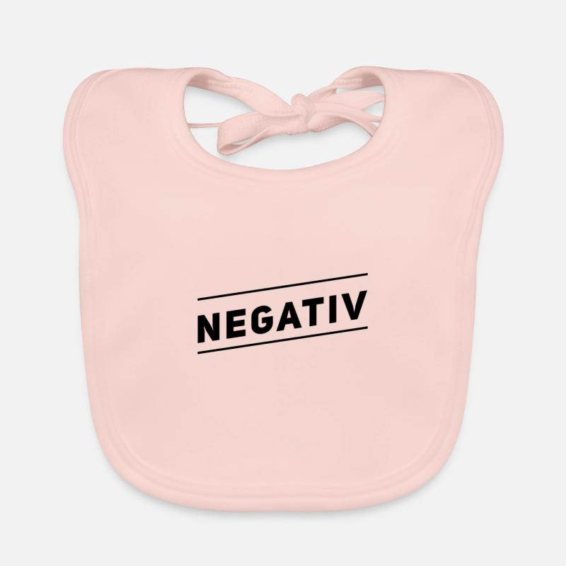 negative Organic Baby Bibs