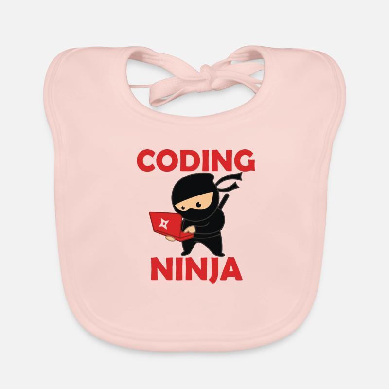Coding ninja Organic Baby Bibs