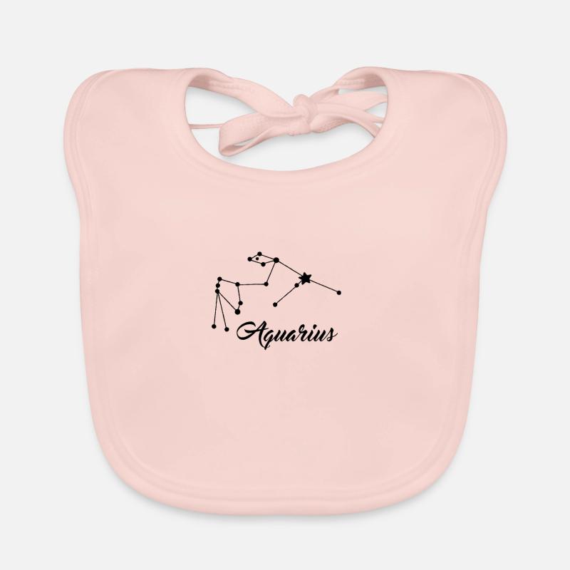 Sternzeichen Aquarius/Wassermann Baby Bio-Lätzchen