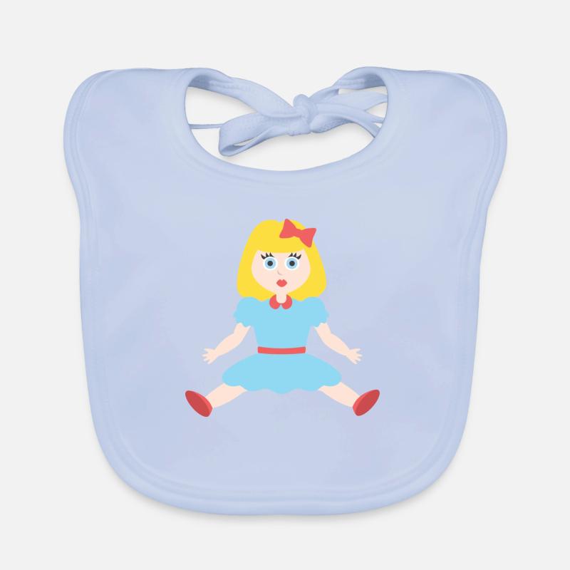 Puppe Baby Bio-Lätzchen