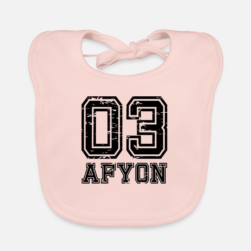 Afyon 03 look usé Bavoir bio Bébé