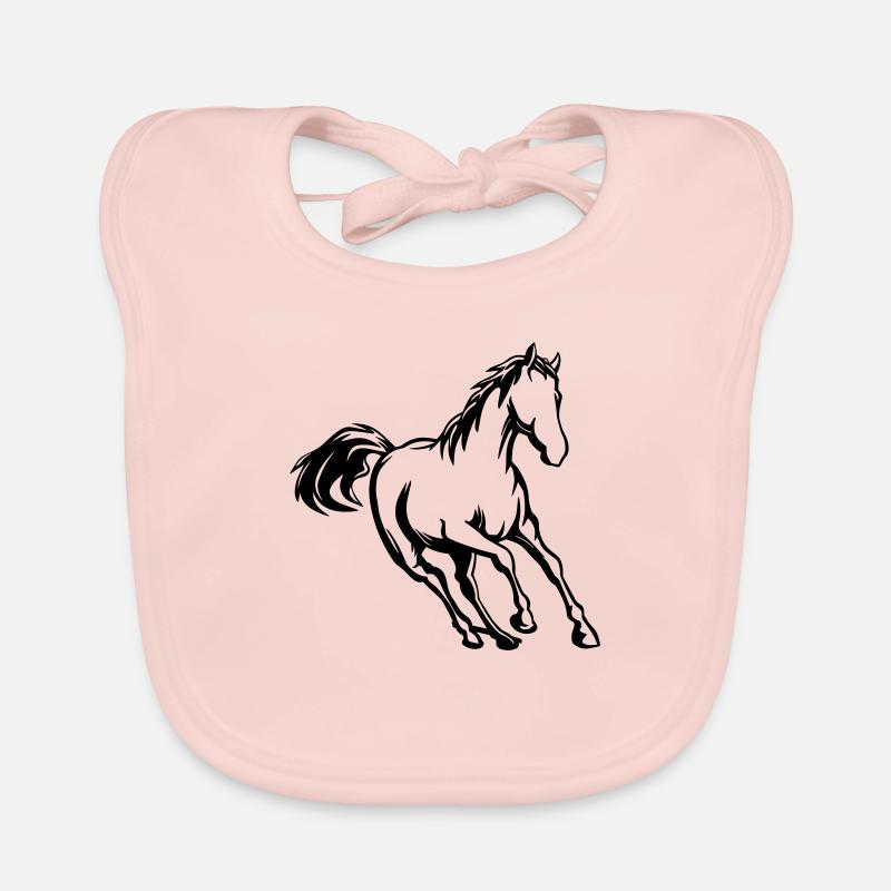 cheval Bavoir bio Bébé