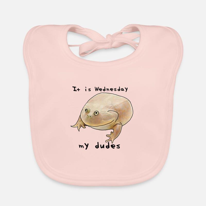 C’est mercredi mes mecs - mème Bavoir bio Bébé