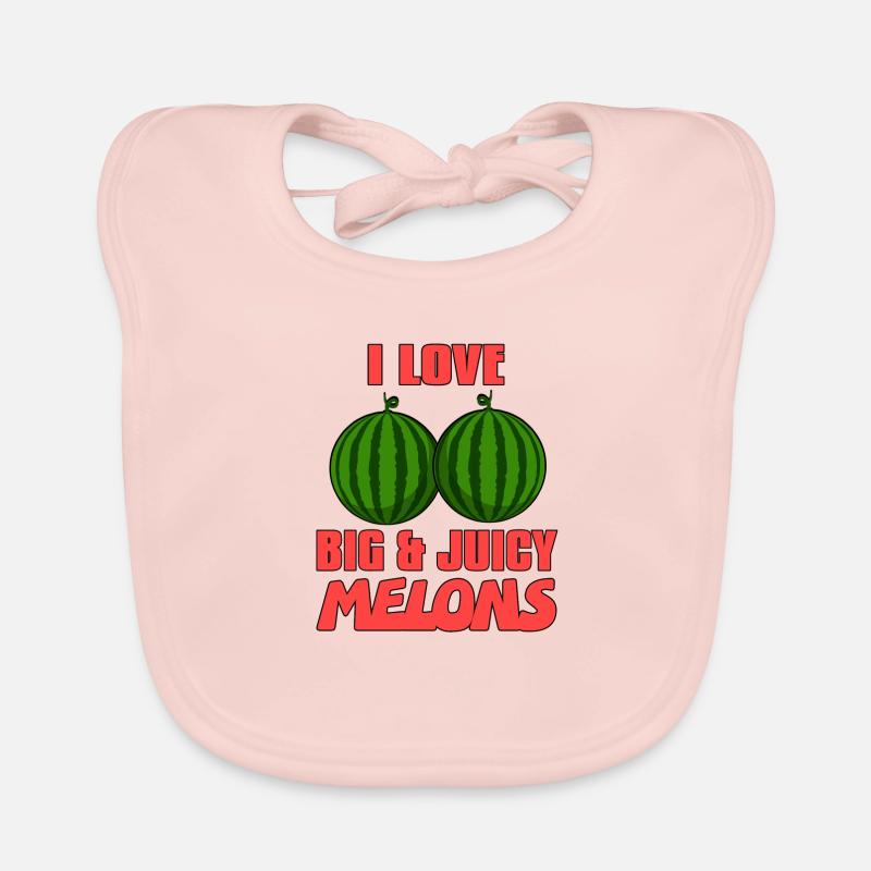 Pastèque Bavoir bio Bébé