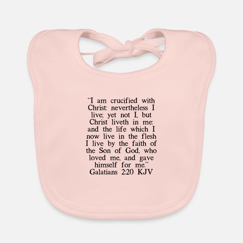 Galates 2:20 LSG Bavoir bio Bébé