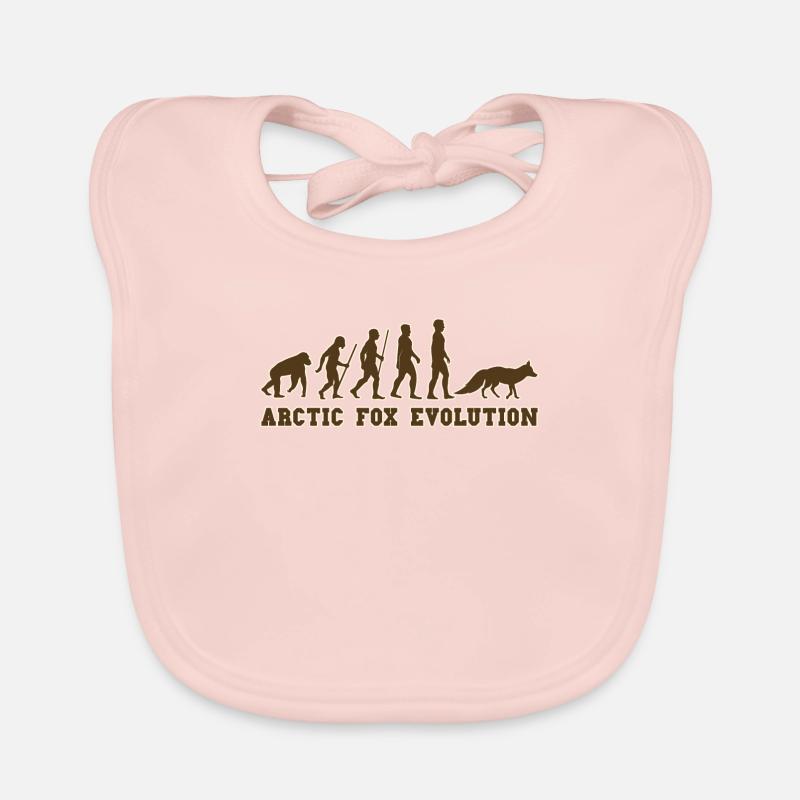 Arctic Fox Evolution Organic Baby Bibs