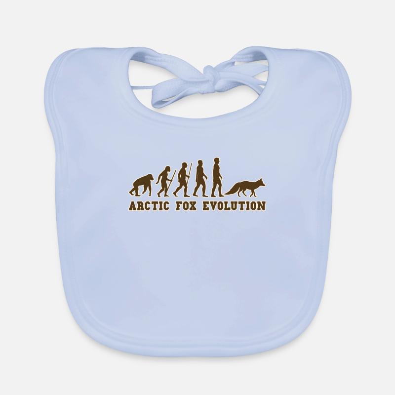 Arctic Fox Evolution Organic Baby Bibs