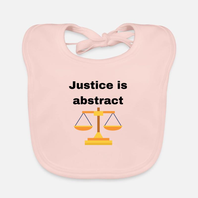 JUSTICE IS ABSTRACT Organic Baby Bibs