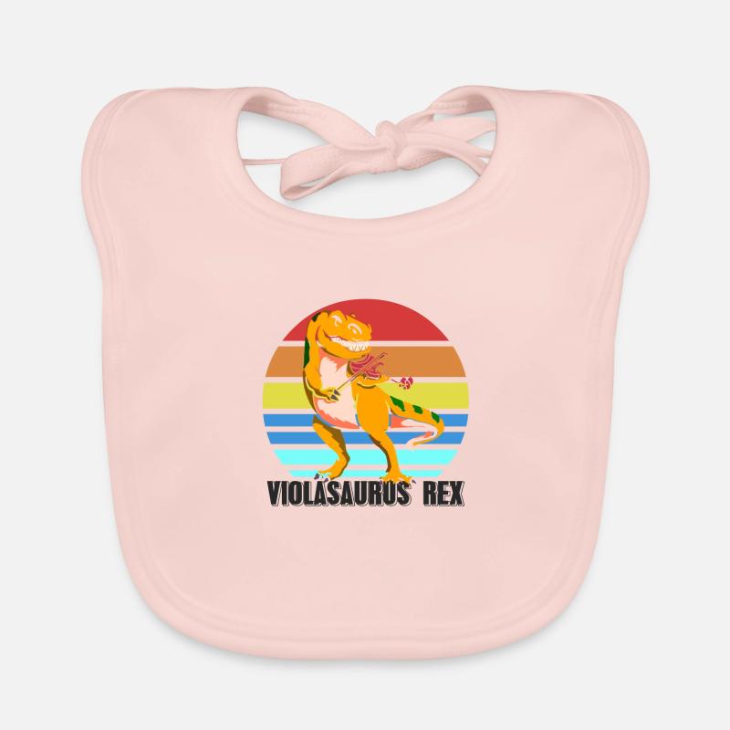 Viola dinosaur Organic Baby Bibs