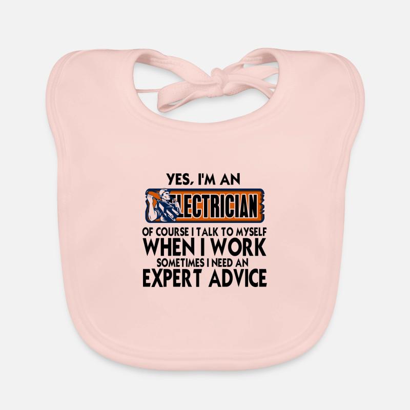 Elektriker Baby Bio-Lätzchen