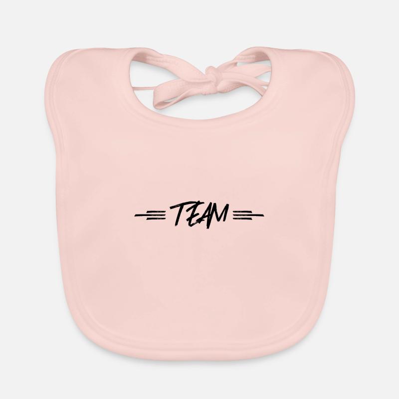 team dashed Organic Baby Bibs