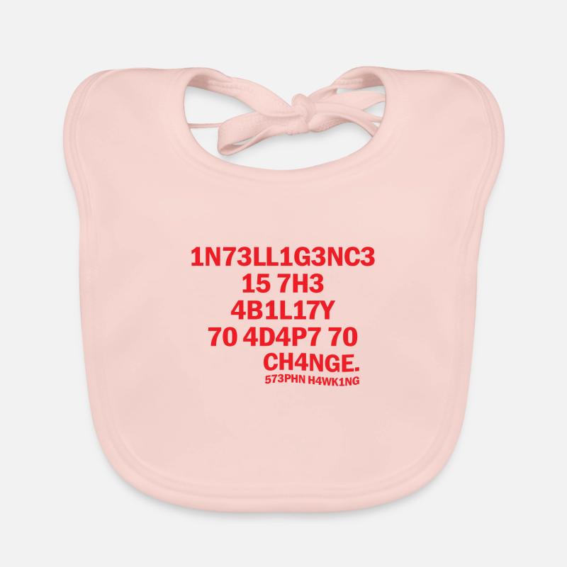 Inteligence Science Saying Physics Gift Organic Baby Bibs