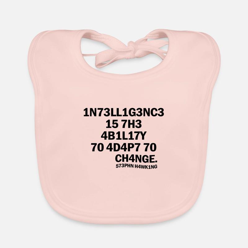 Inteligence Science Saying Physics Gift Organic Baby Bibs