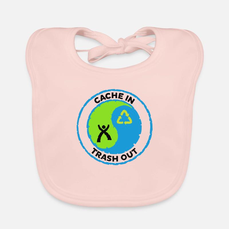 Cache dans la corbeille Bavoir bio Bébé