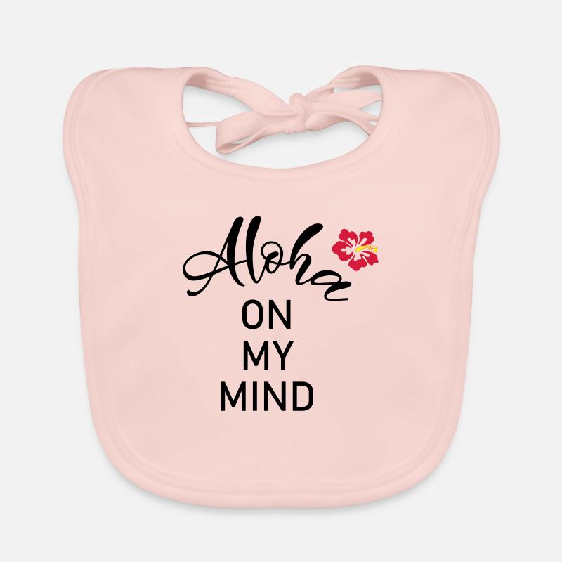 Aloha on my mind - Baby Bio-Lätzchen - Rose