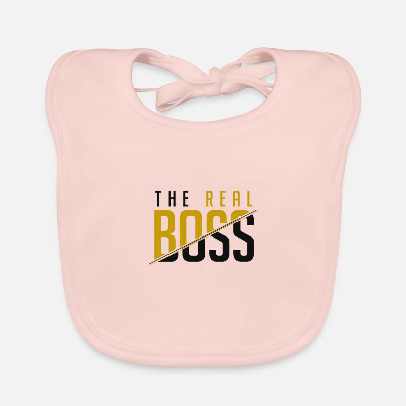 DER ECHTE BOSS Baby Bio-Lätzchen