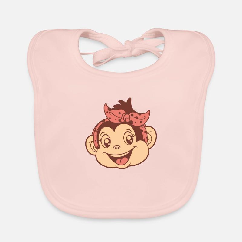 Singe singe Bavoir bio Bébé