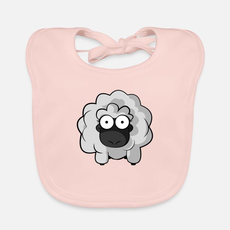 Mouton noir Bavoir bio Bébé