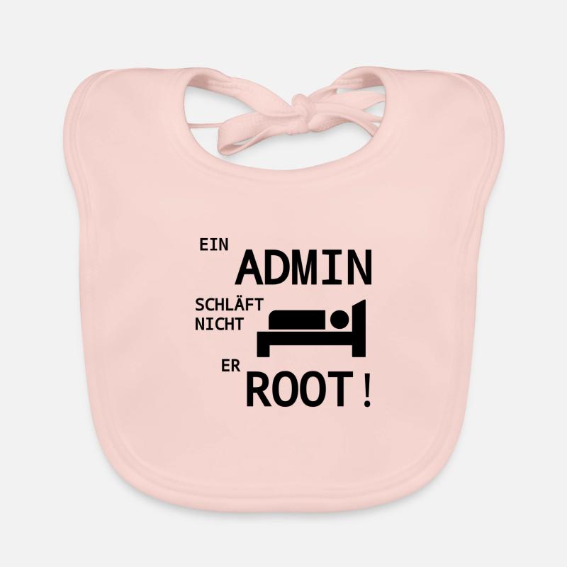Ein Admin Root nicht Witzig Computer IT Baby Bio-Lätzchen