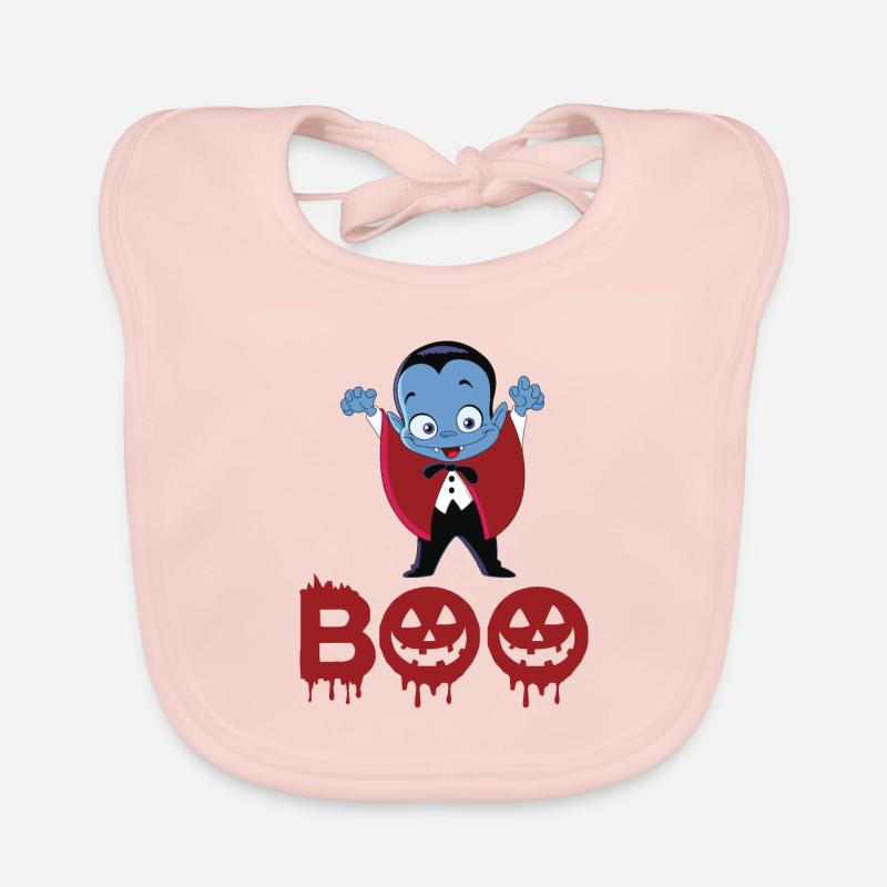 Vampire Halloween Organic Baby Bibs