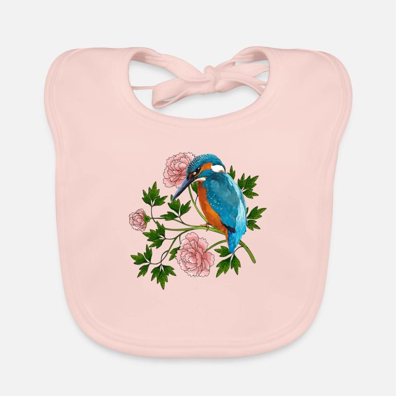 Bunter Vogel Baby Bio-Lätzchen