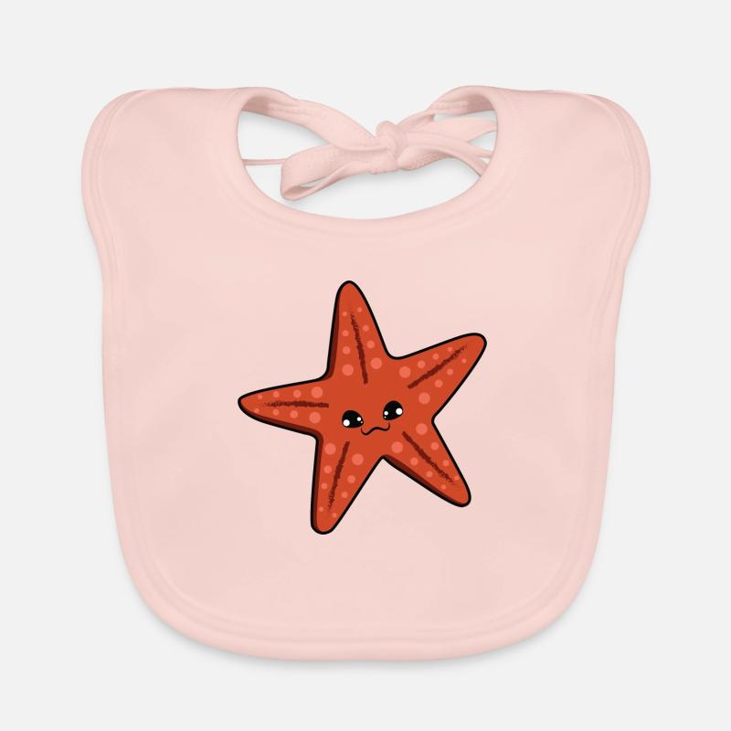 Seestern Baby Bio-Lätzchen