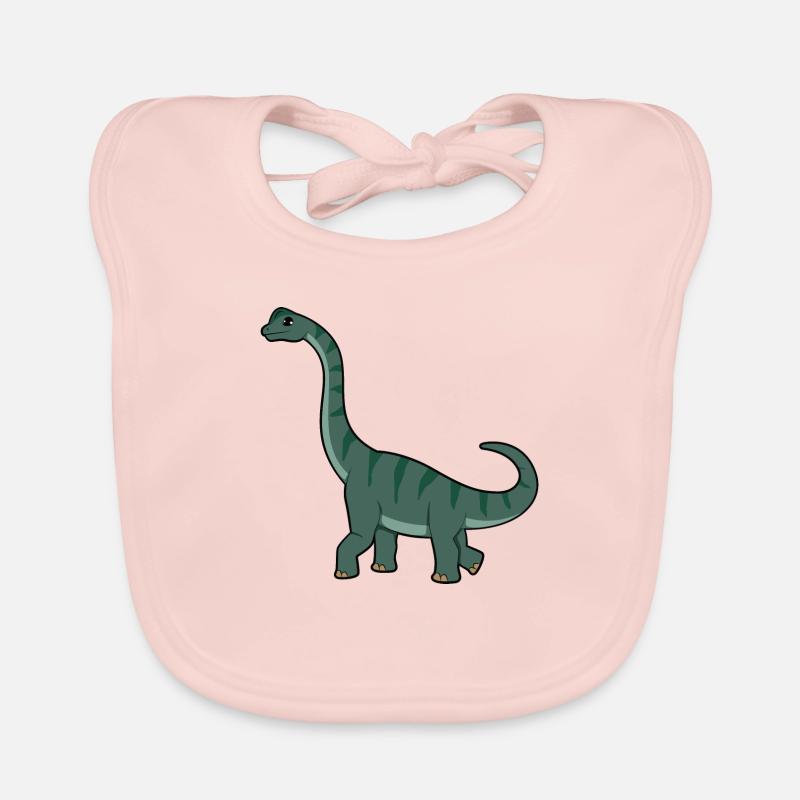 Brachiosaurus Organic Baby Bibs