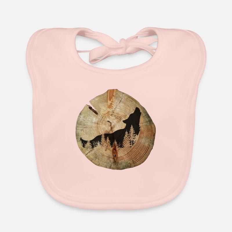 Arbre Disc Wolf Bavoir bio Bébé