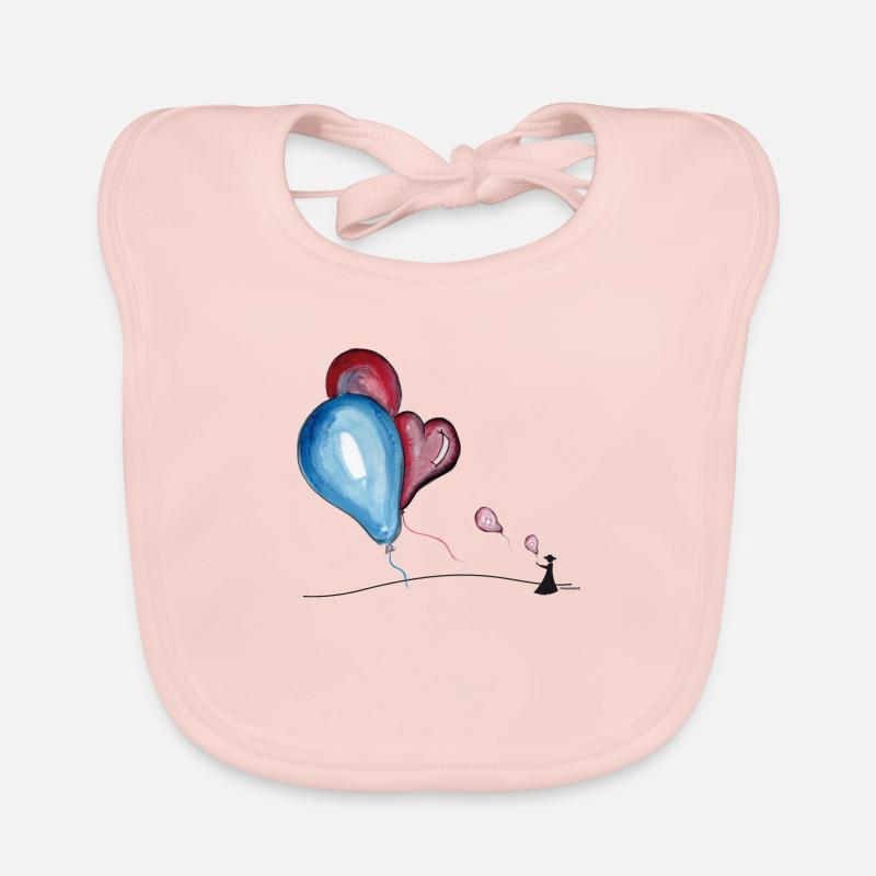 Ballon dans le vent Bavoir bio Bébé