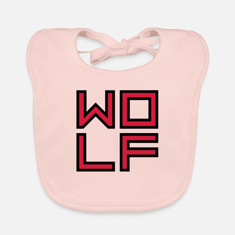 Innerer Wolf Logo Baby Bio-Lätzchen