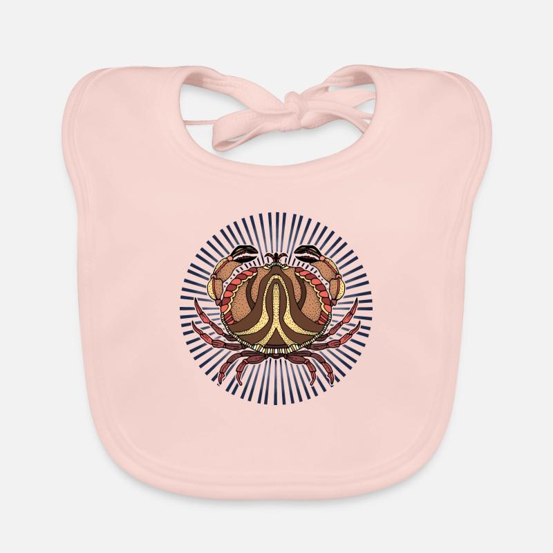 Crabe Bavoir bio Bébé