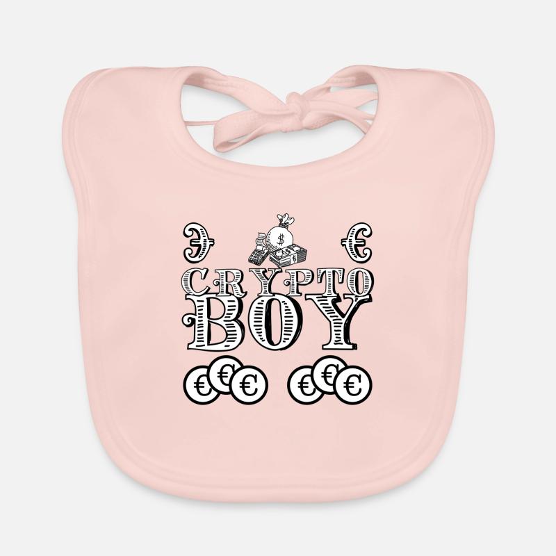 Crypto Boy Baby Bio-Lätzchen