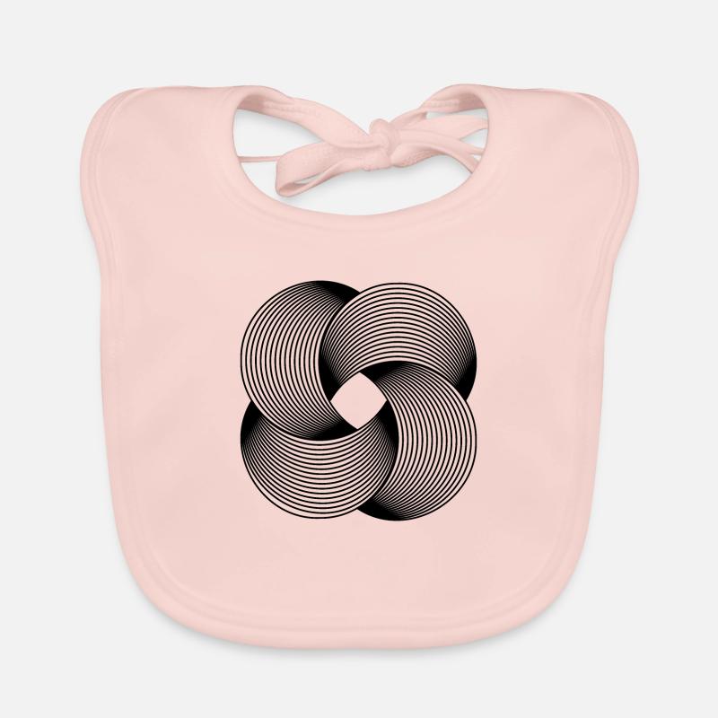 Graphic Art Organic Baby Bibs