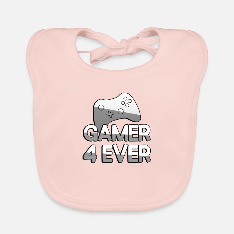 GAMER 4 EVER + Controller - Gaming Baby Bio-Lätzchen