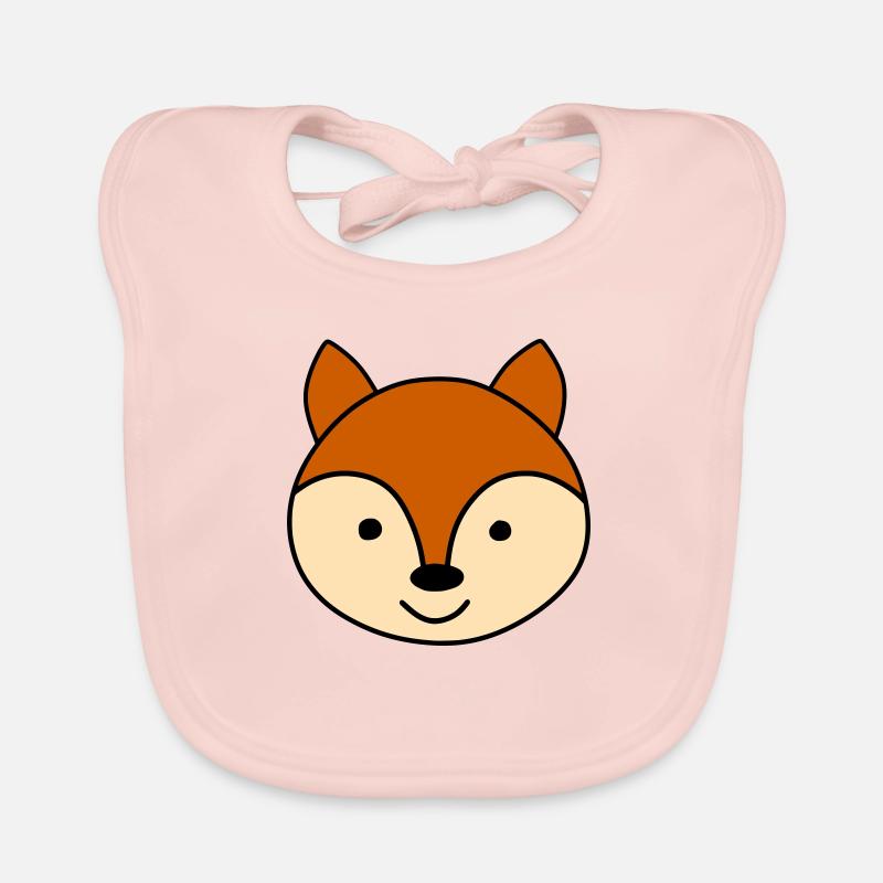 Renard mignon Bavoir bio Bébé