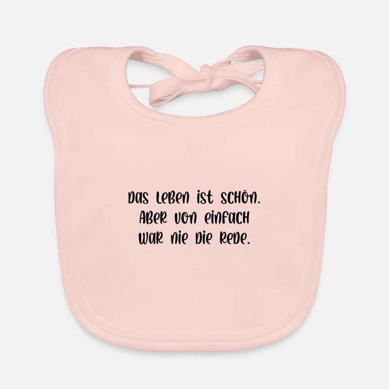 Das Leben ist schön von einfach war nie die Rede Baby Bio-Lätzchen