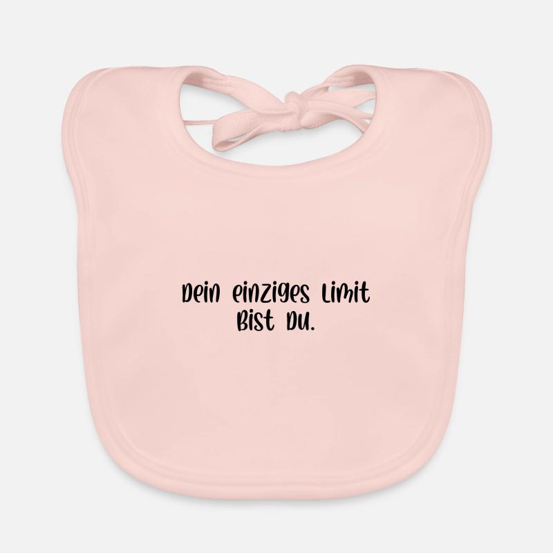 Dein einziges Limit bist du Baby Bio-Lätzchen
