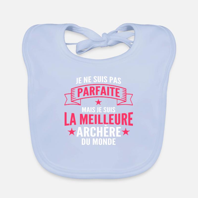 pas parfaite mais archère / humour archère Bavoir bio Bébé