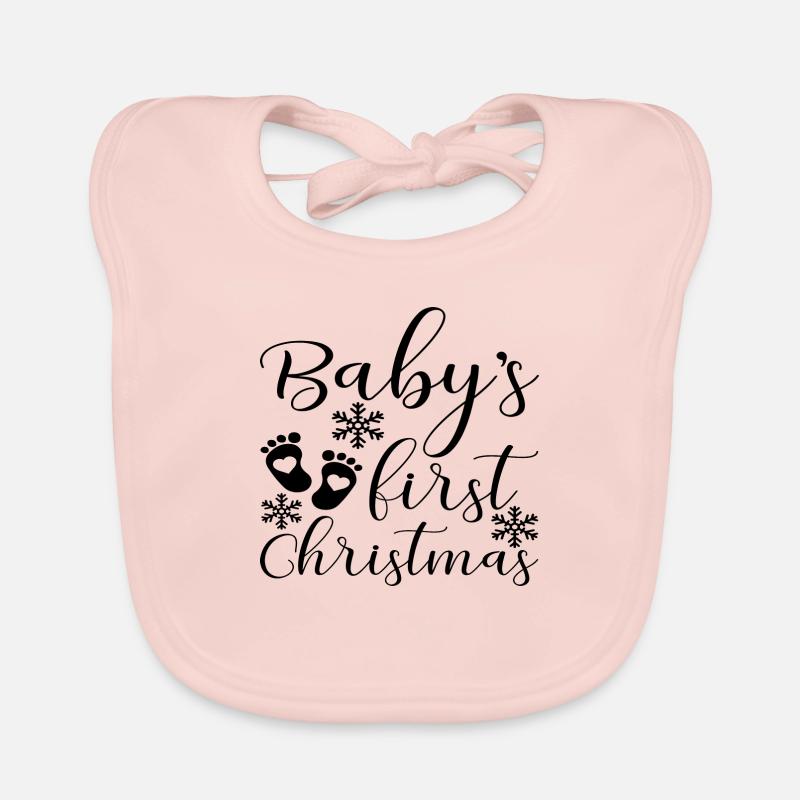 Le premier Noël de bébé Bavoir bio Bébé