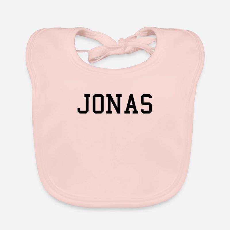 Jonas - Bavoir bio Bébé - rose