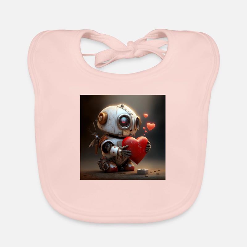 Robot d’amour Bavoir bio Bébé