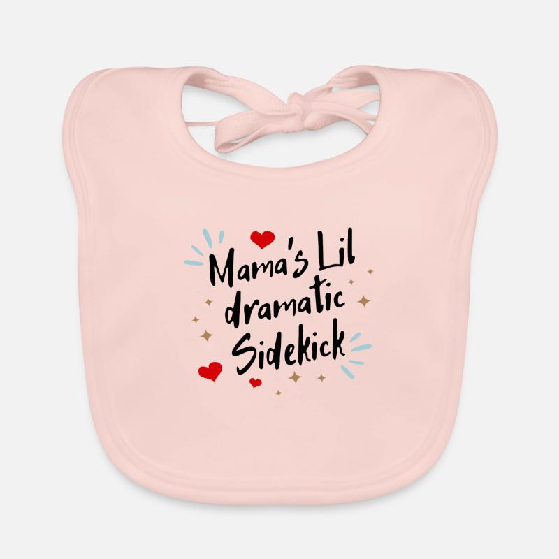 Mama ́s lil dramatic Sidekick Organic Baby Bibs