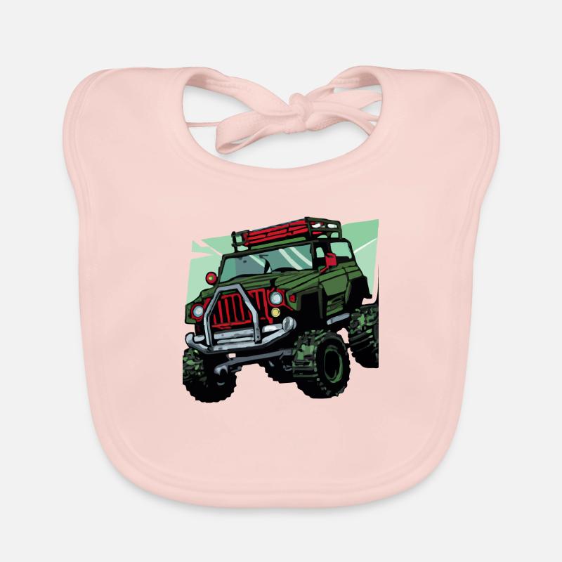 4X4 équipé Bavoir bio Bébé