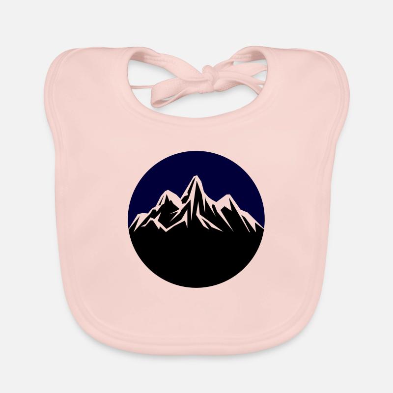 Mountains Organic Baby Bibs