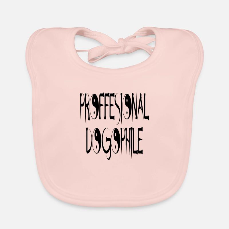 Dogophile professionnel - Bavoir bio Bébé - rose