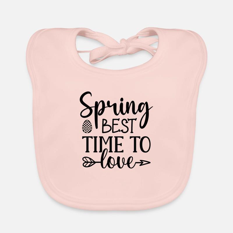 Spring best time to love Organic Baby Bibs