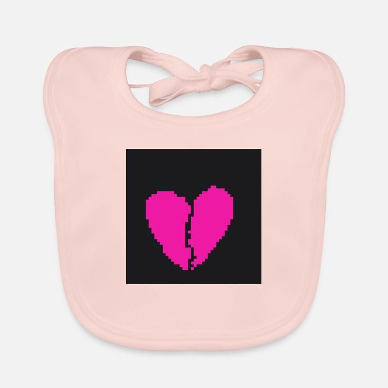 Heart Organic Baby Bibs
